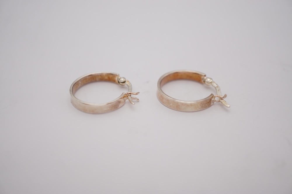 Sterling Silver 925 Hoop Earrings P3