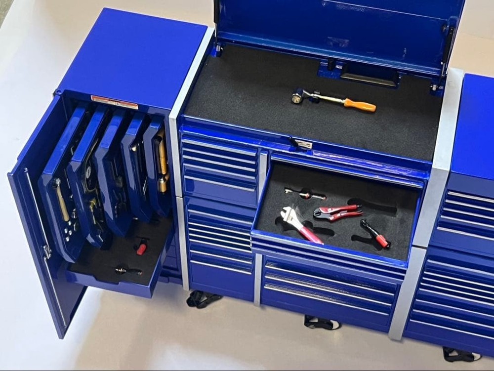 Snap-on 1/8 Miniature Toolbox Full Set, Blue