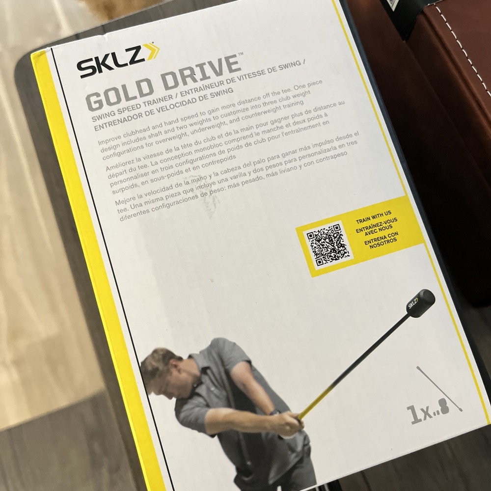 SKLZ Gold Drive Golf Training Tool - Black/Yellow