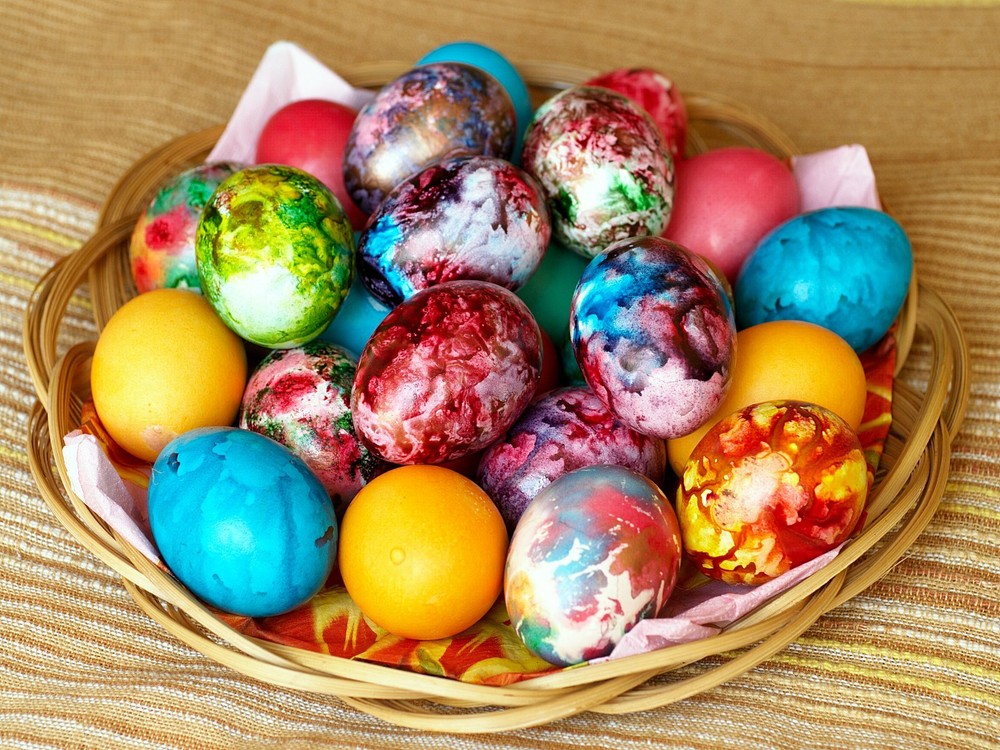 6 Colours Easter Eggs Dye Paint Decorating Crafting Colouring Art