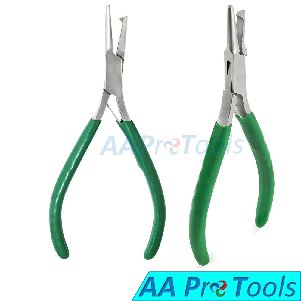 AA Pro: Mini Split Ring Plier Fishing Pliers Useful Tools 5" Hook Remover Green