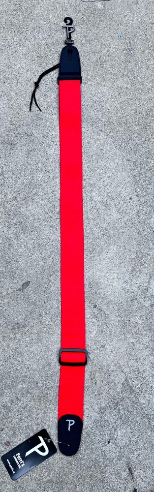 Perri's NWS201-1809 Nylon Web 2" Guitar Strap - Red