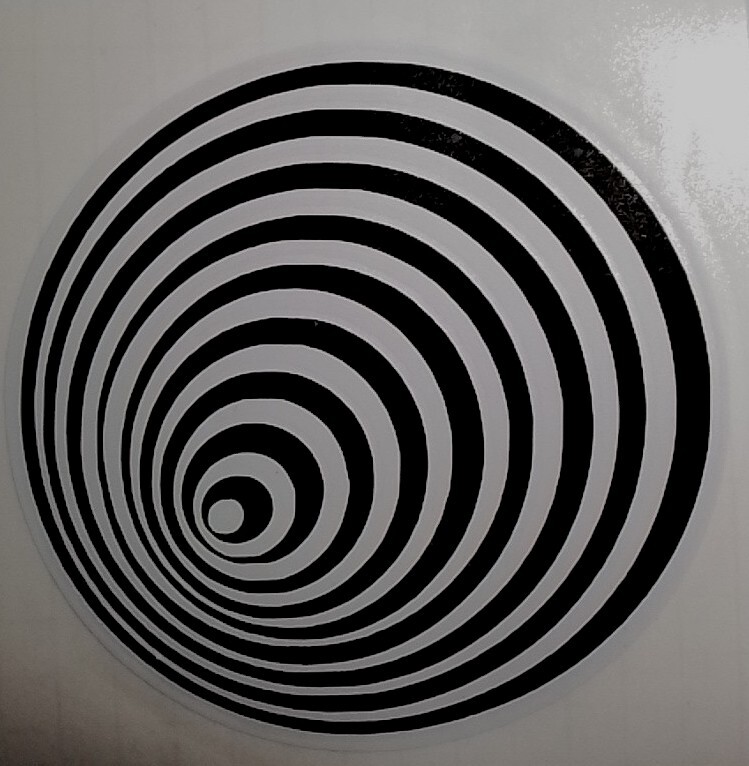 The Twilight Zone: Optical Illusion Spiral Vinyl Decal Sticker!