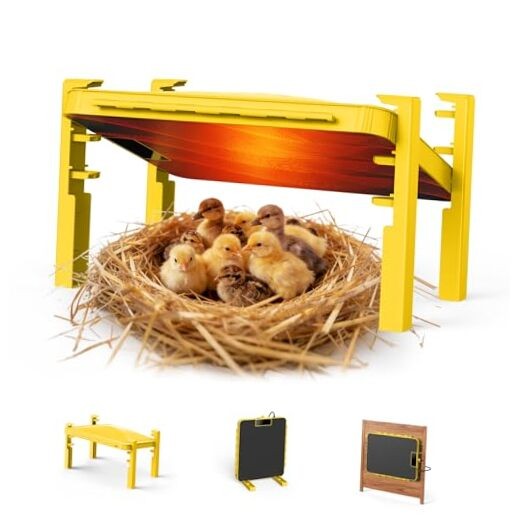 Brooder Plate for Chicks - Chick Heat Plate Brooder Heater Chicken Coop Yellow