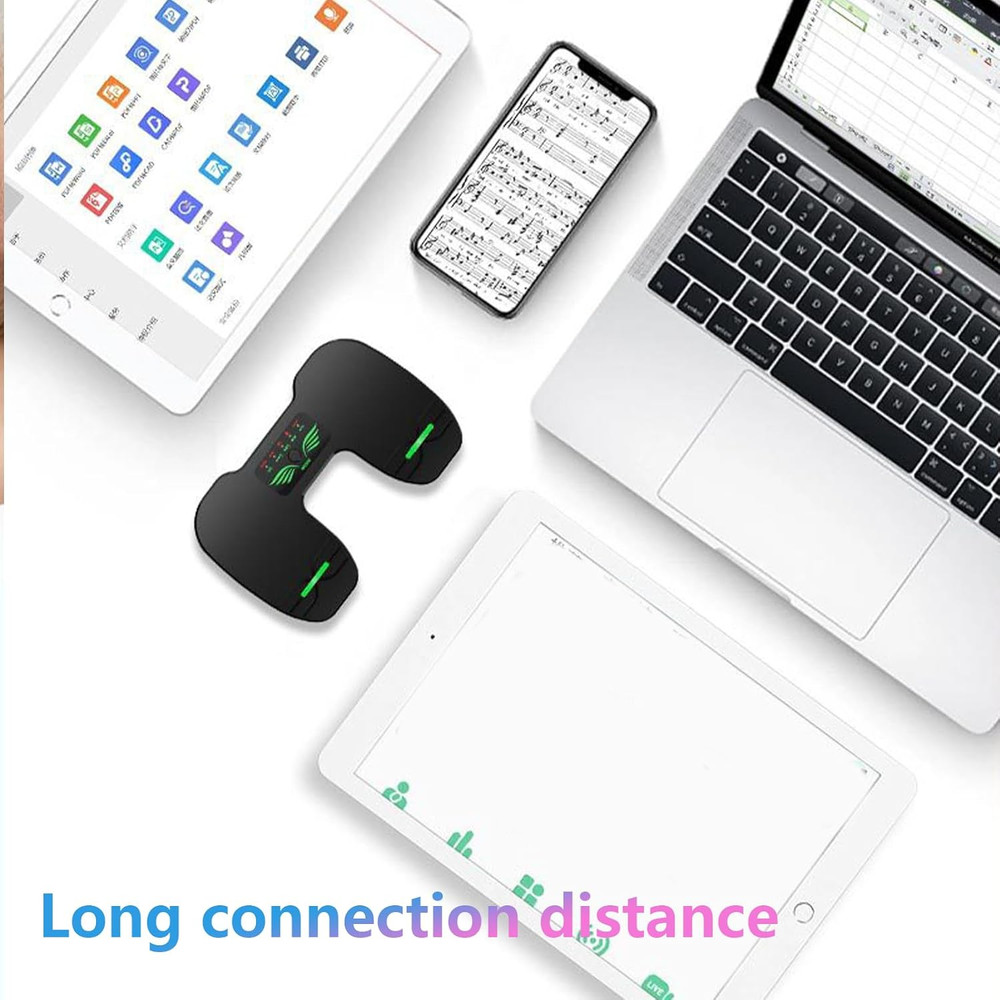 Wireless Page Turner Bluetooth Music Silent Pedal for Ipad Tablets Android IOS