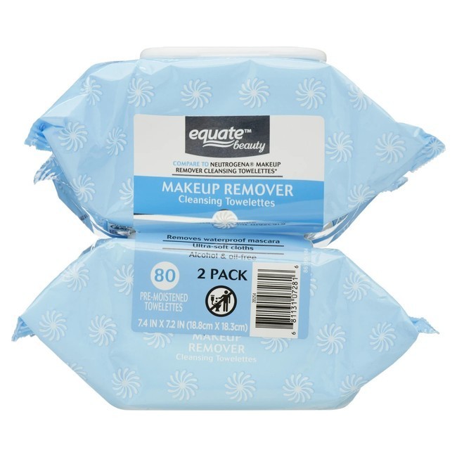Equate Makeup Remover Cleansing 80 Towelettes