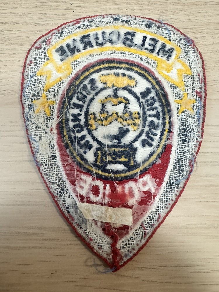 Melbourne Fla Police Shoulder Sew On Patch