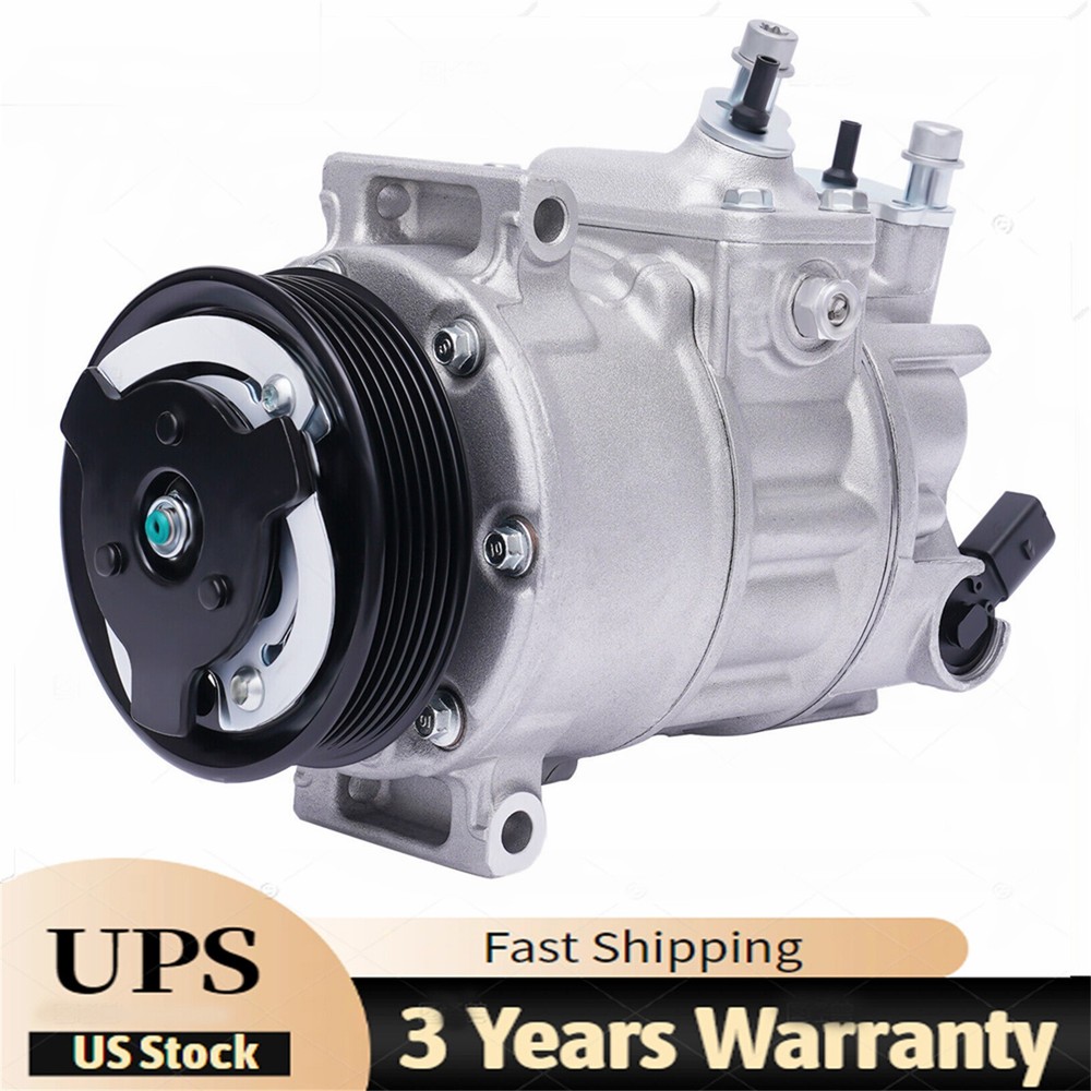 Air Conditioner A/C Compressor Replace For Audi A3 TT VW Jetta Golf GTI EOS 2.0L