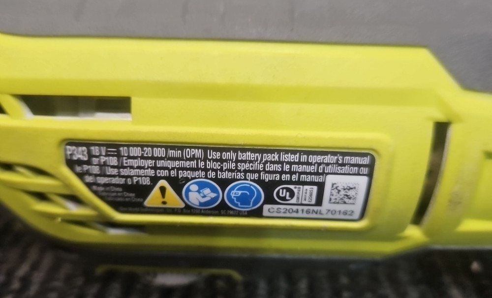 Ryobi 18V ONE+ 5-Tool Combo Kit with Tool Bag