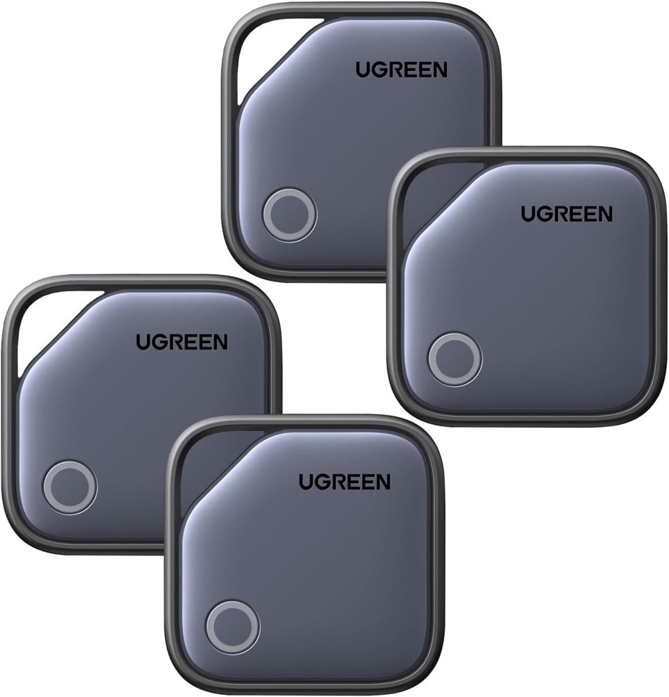 UGREEN FineTrack Air Tracker Tags (iOS Only) 4 Pack, 2- Repla