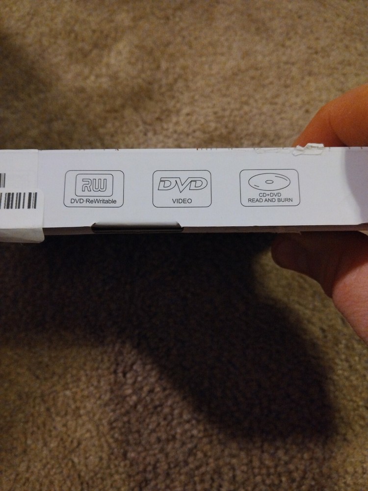 External DVD Optical Disc Driver | CD+DVD Read and Burn | DVD Rewritable