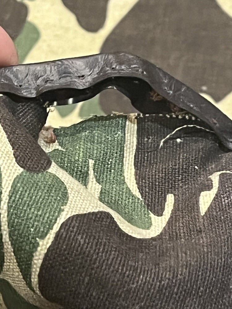 vintage camo bow bag