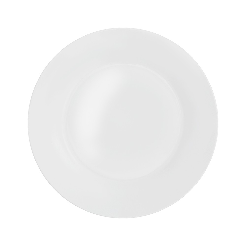 Round Dinner Plates Dish Service For 6 18-Piece Dinnerware Set White