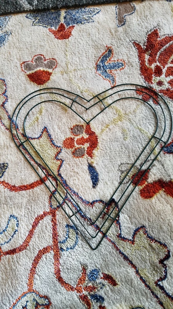 Metal Heart Wreath Form