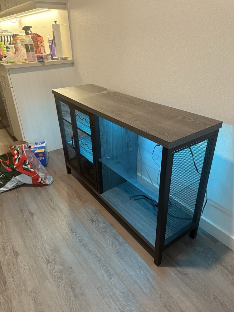 Bar Cart With Lights