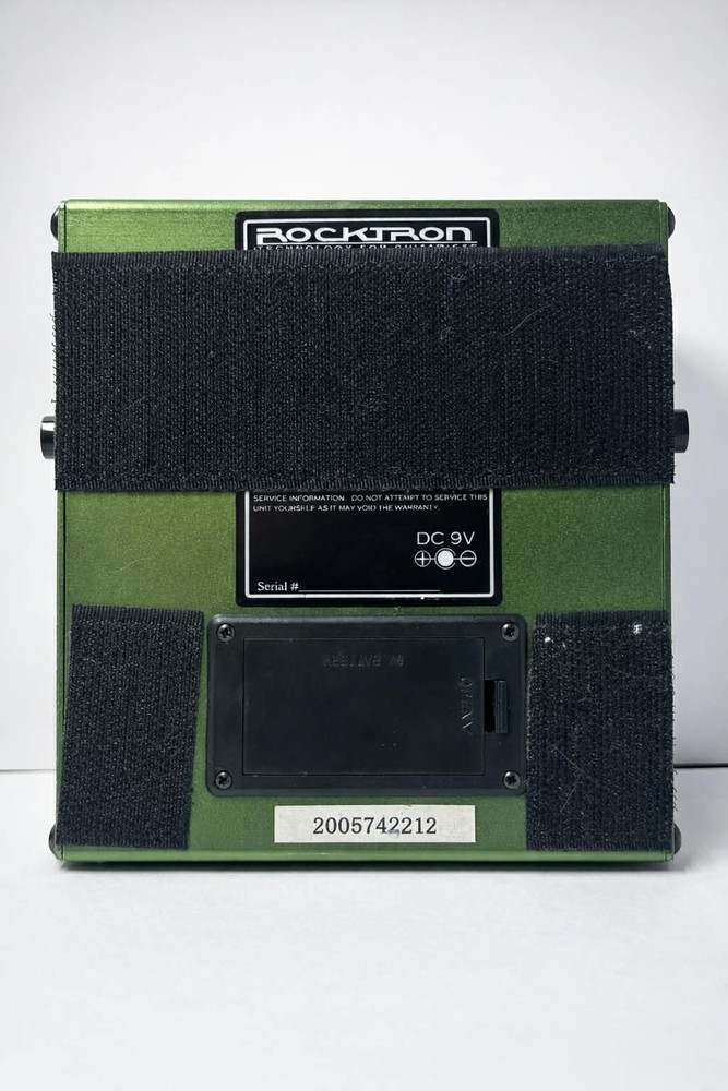 Rocktron Short Timer Digital Delay Guitar Effects Pedal Green Tested Working