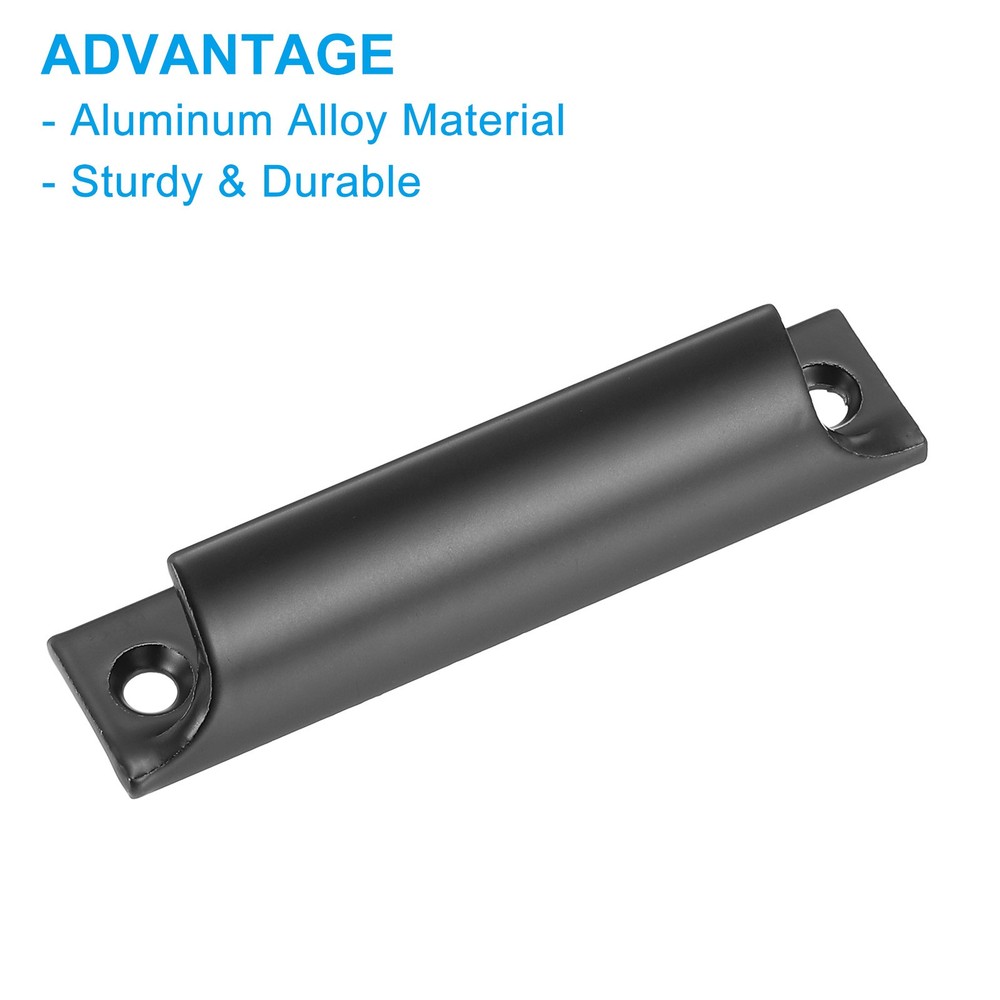 2 x Window Sash Lift Handle 3" Hole Center Drawer Push Pull Black
