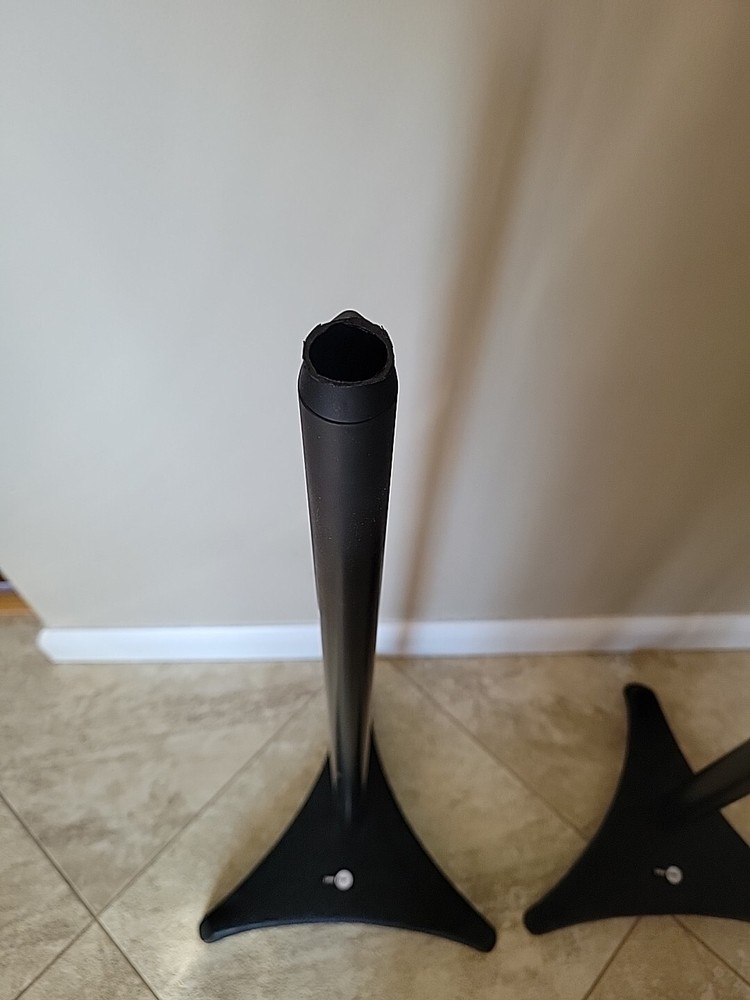 Omni Mount Adjustable Metal Speaker Stands Telescoping 100140