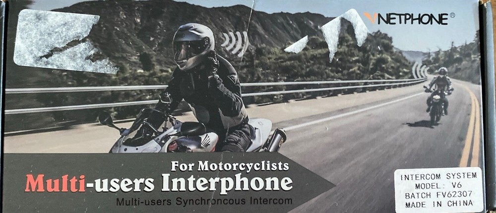 Netphone V6c Riders Multi-interphone for Motorcyclists