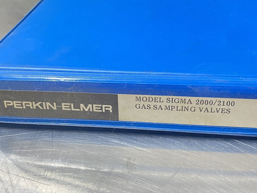 Perkin Elmer PE Sigma 2000/2100 Gas Sampling Valves - Users Guide / Manual