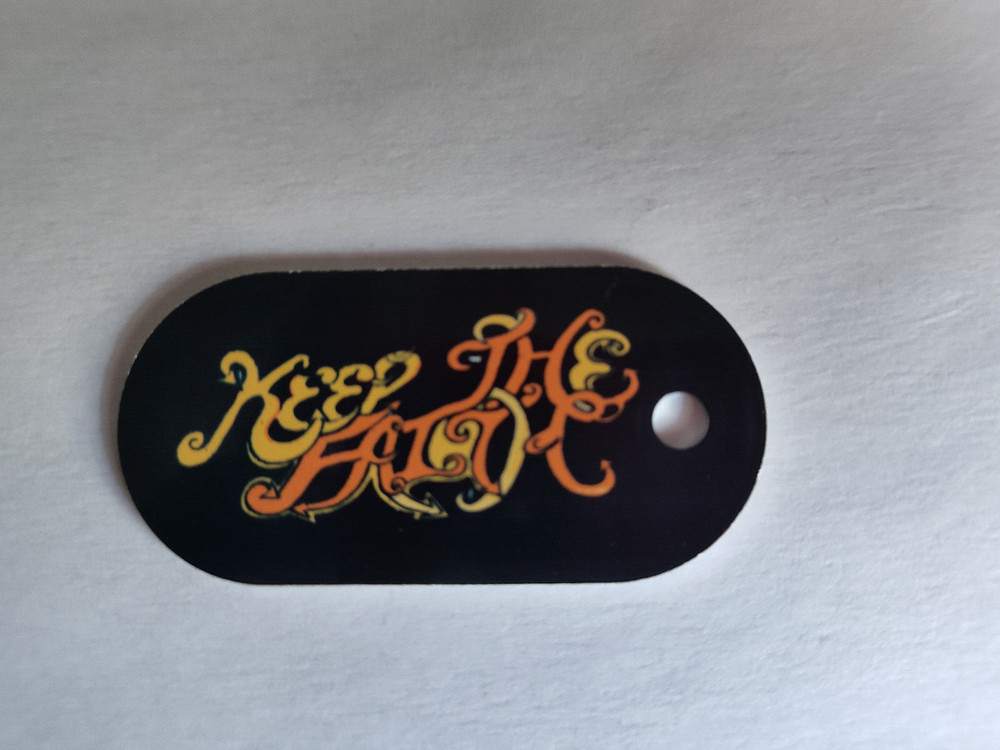"Keep the Faith" Customized Dog tag