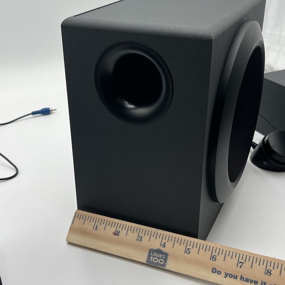 2.1 PC Studio Speaker System With Subwoofer 80W Logitech Tested