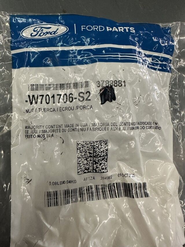Genuine Ford Manifold Nut W701706-S2