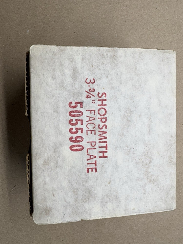 Shopsmith                                       3  3/4” faceplate