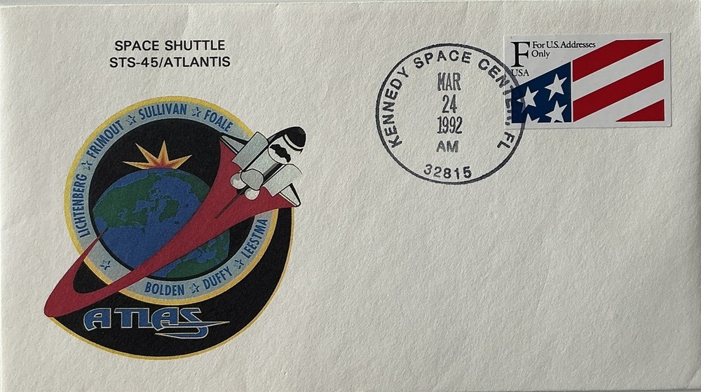 Space Shuttle STS-45 Atlantis Bolden Duffy Leestma