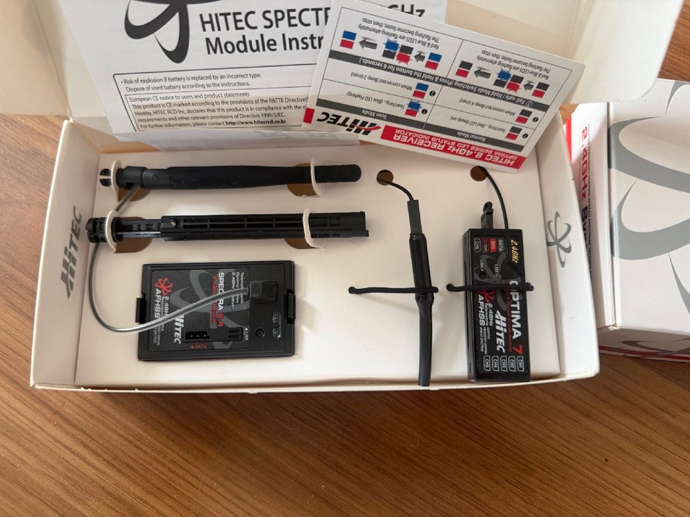 Hitec 2.4 Ghz Spectra Transmitter/RX Module Set for Hitec Eclipse Aurora 9