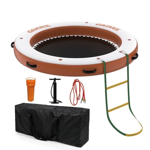 GARVEE 8X8 FT INFLATABLE FLOATING DOCK - ORANGE