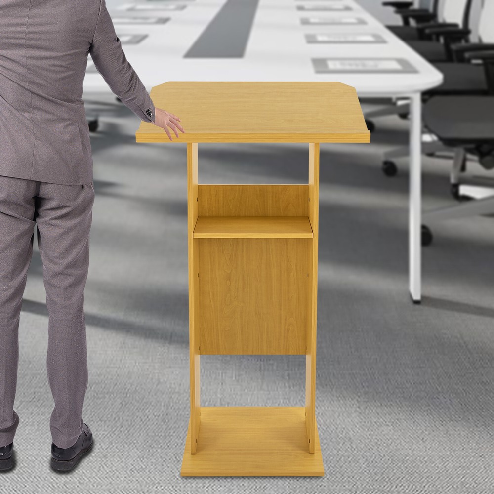 47.7" Conference Presentation Stand with Wheels - Sturdy & Versatile