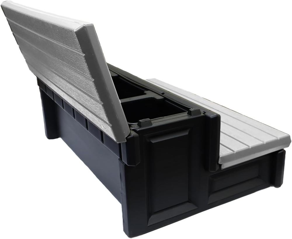 Storage Step for Spas and Hot Tubs: Durable, Multi-Functional, and Made in the U