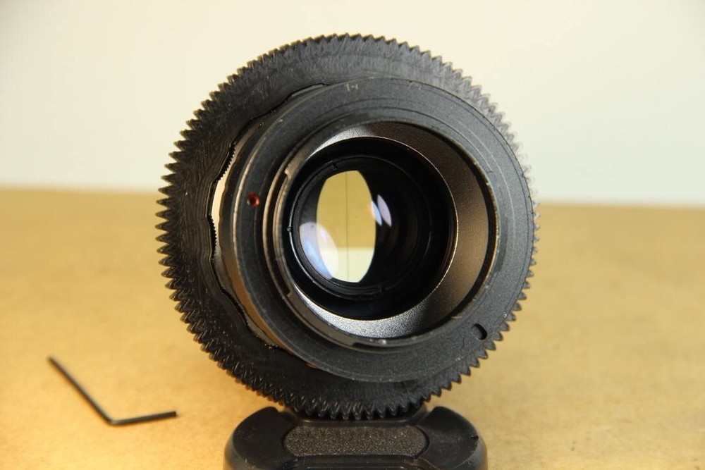 Anamorphic Helios 44-2 2/58 Soviet lens, Cine mod lens M 42/SONY E mount