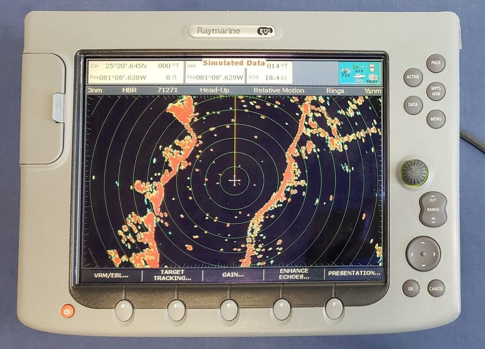 Raymarine E120 Classic GPS Chartplotter MFD