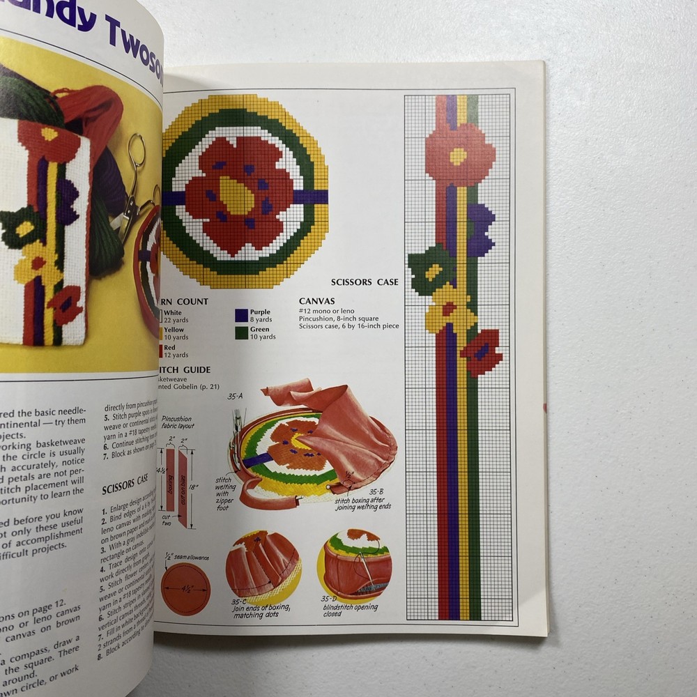 Needlepoint Techniques and Projects A Sunset Book 1st Printing 1977