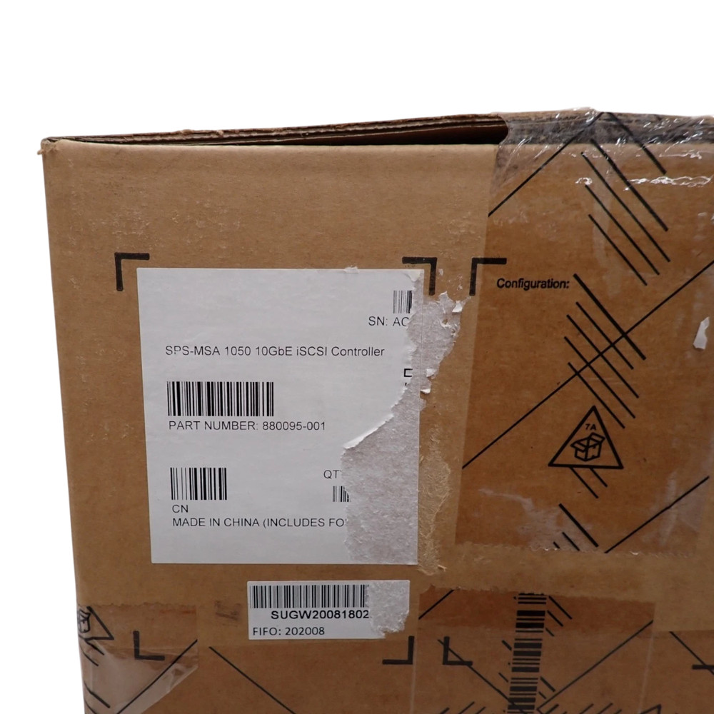 New HPE MSA 1050 10GbE iSCSI Disk Array Controller 880095-001