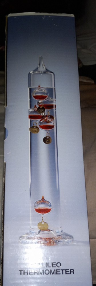 New In Box Galileo Thermometer