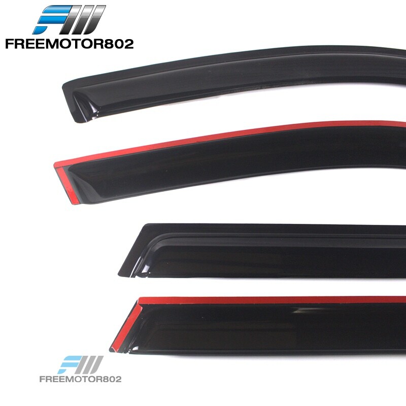 Fits 00-06 BMW X5 E53 Window Visor Rain Sun Guard Shade Deflector 4Pc Set
