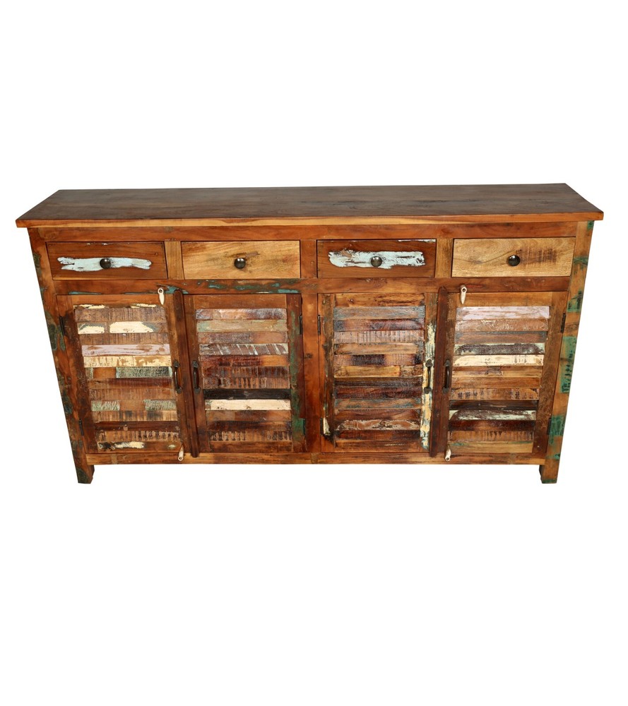 Reclaimed Solid Teak Wood Cabinet, Handcrafted & Extremely - Stunning.
