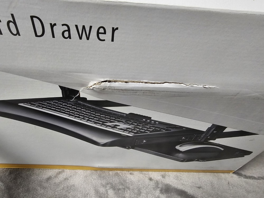 Fellowes Office Suites Underdesk Keyboard Drawer with instructions