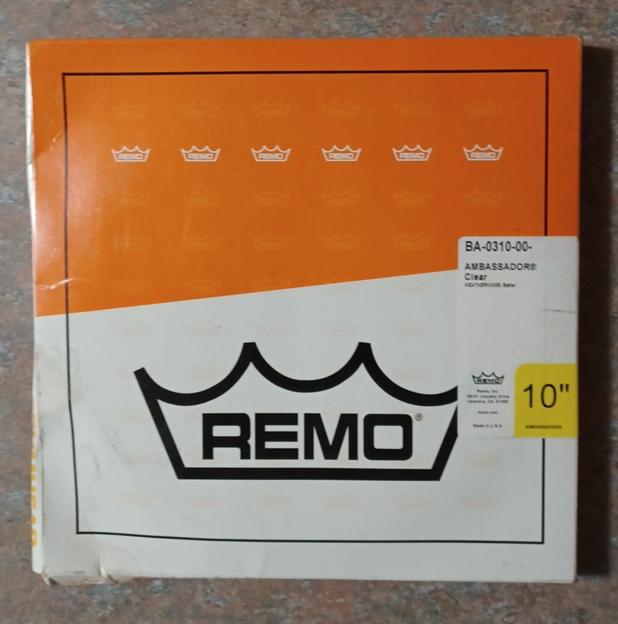 Remo Ambassador 3-pc Tom Pack - 10"/12"/14" - Clear