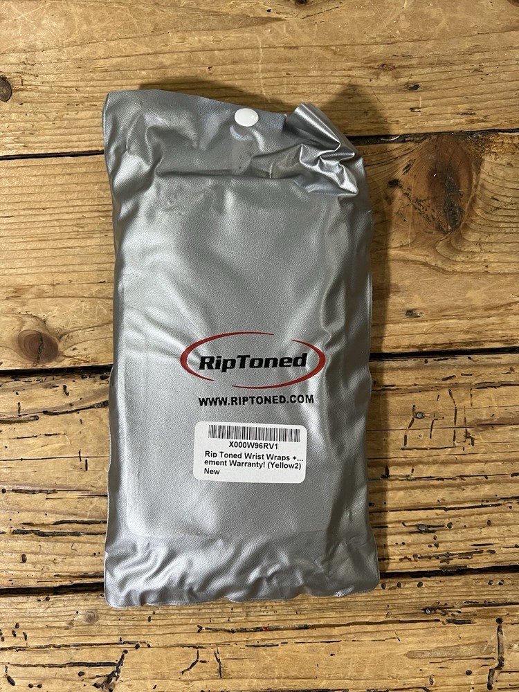 Riptoned Unisex Black Weightlifting Wrist Straps - NWT