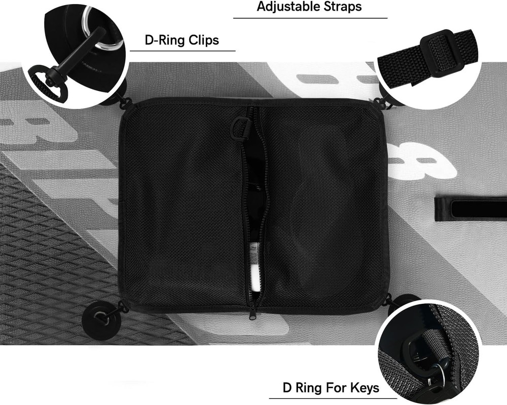 Paddle Board Deck Bag, Sup Accessories Mesh Storage Deck Bag