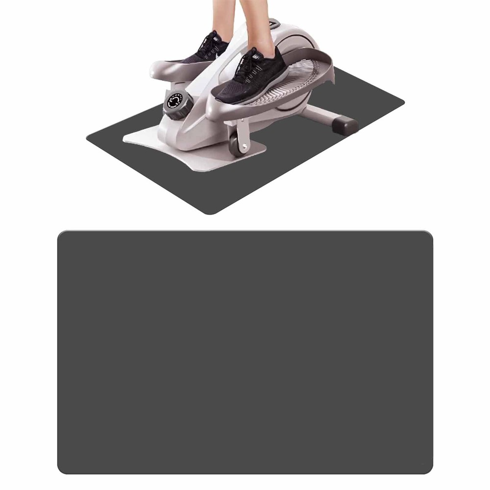 Non-Slip Elliptical Machine Mat 23.7"x15.9" Durable Workout Mat for Under
