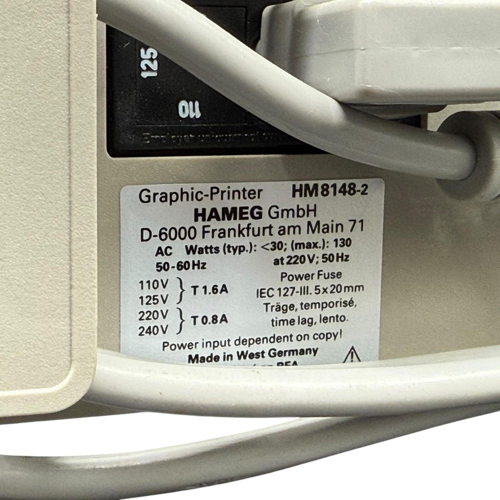 Hameg Osciloscope Graphic Printer HM8148-2
