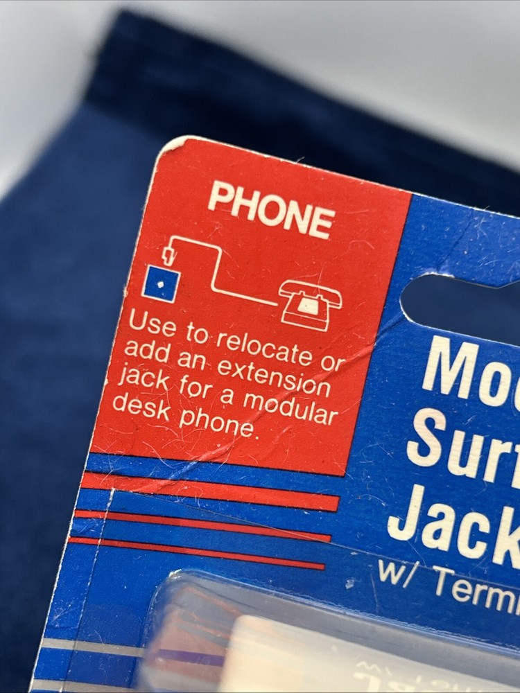 Modular Surface Jack W/ Terminal Block Phone Jack