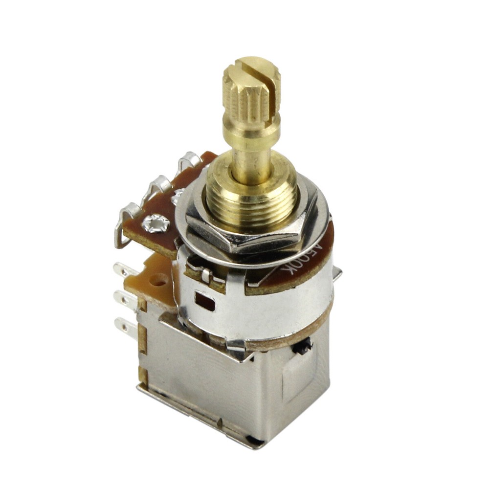 100PC A500K Guitar Push Push Potentiometer Pot Switch Taper Control Short Shaft