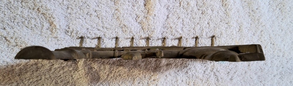 Heavy Brass Train Engine Key Rack