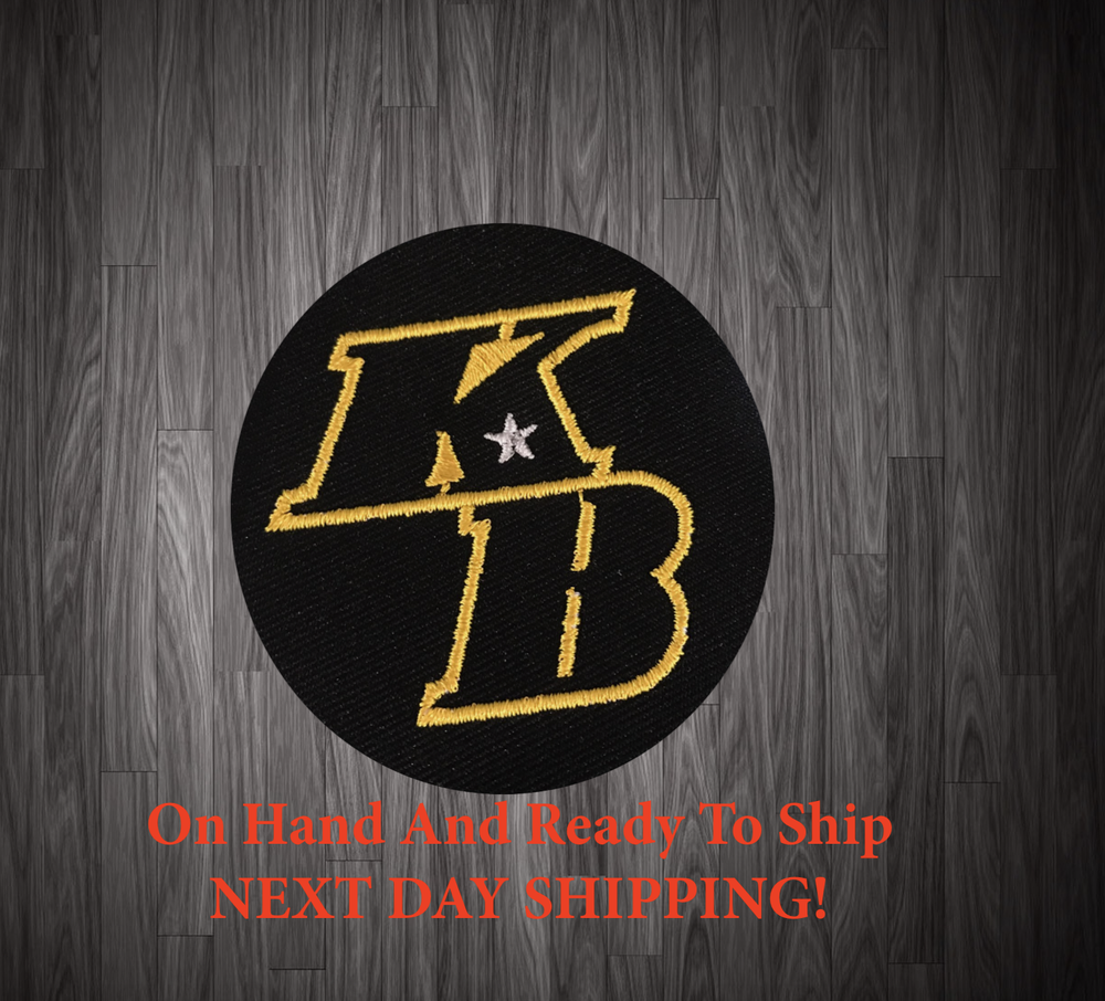 KB Patch Kobe Bryant LA Lakers Basketball Jersey Patch Patch un signed Iron On